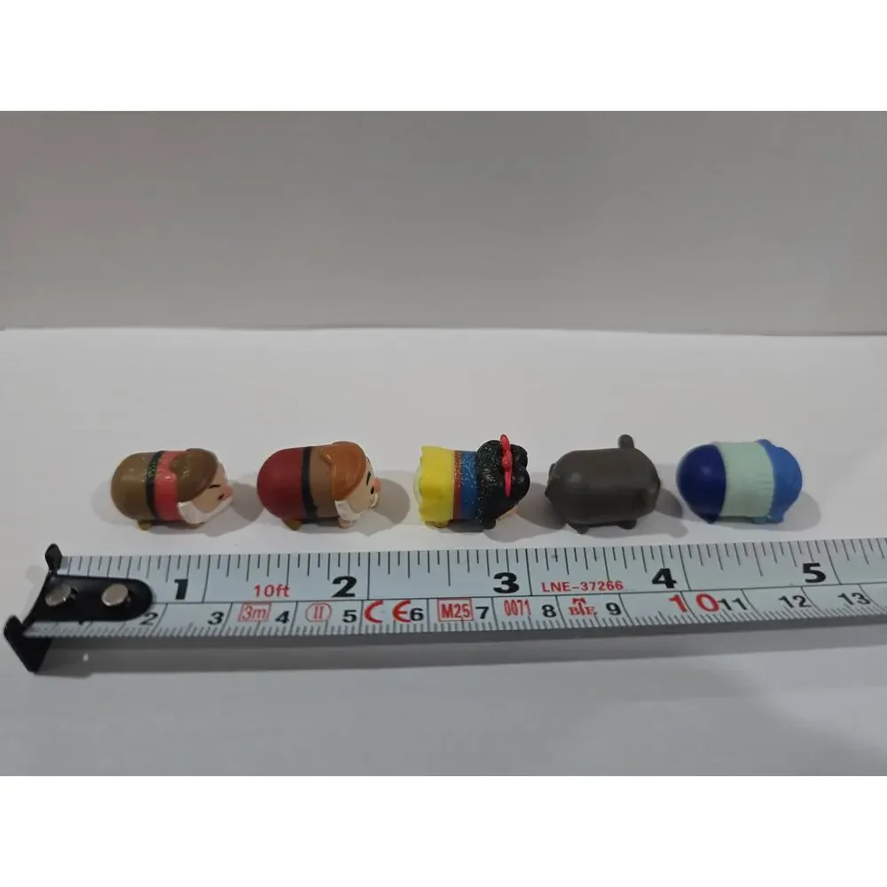 Mini Disney Tsum Tsum Snow White Grumpy Bashful Baloo Sadness Vinyl Set 5
